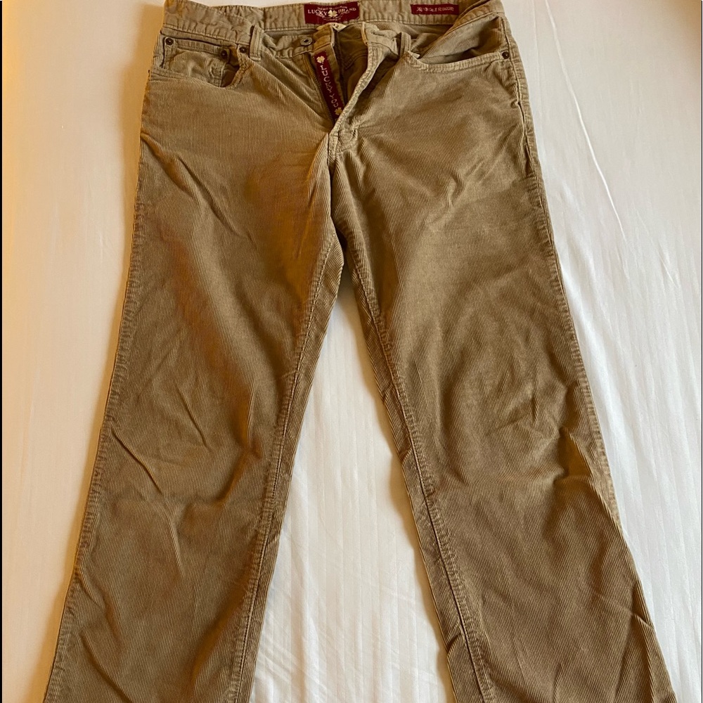 Lucky Brand Cords 32 x 32 Brown